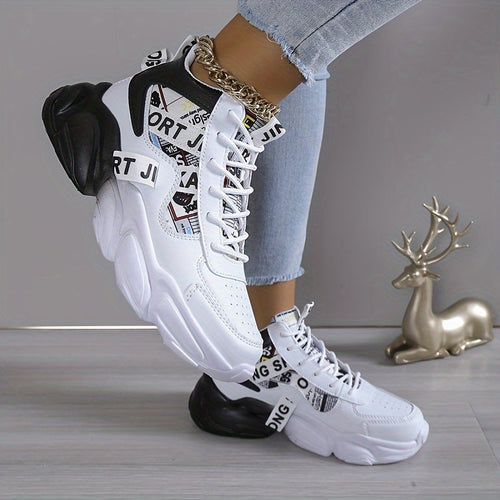 Bequeme, rutschfeste Knöchelsneaker mit Schnürsenkeln R&B
