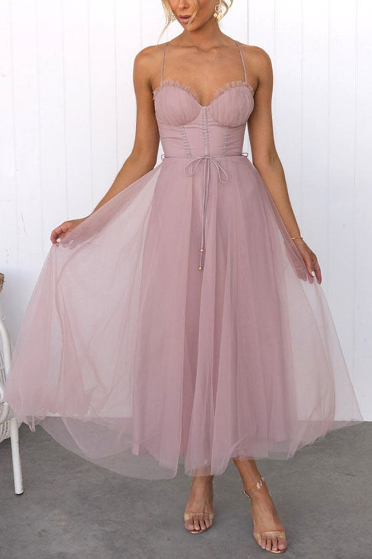 R&B - Modernes prinses chiffon Kleid