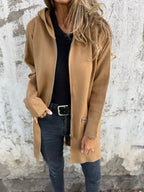 R&B | Rundhals-Reißverschluss Langarm Freizeitjacke