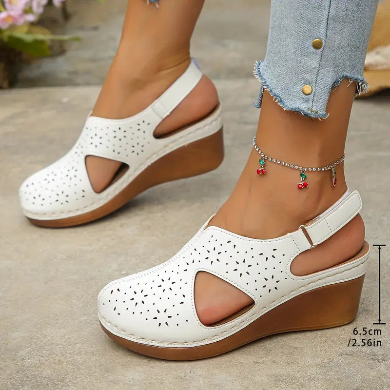 Modische Damen-Sandalen, Keilabsatz & chic R&B R&B