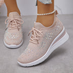 Elegante Sneakers mit Strasssteinen R&B R&B