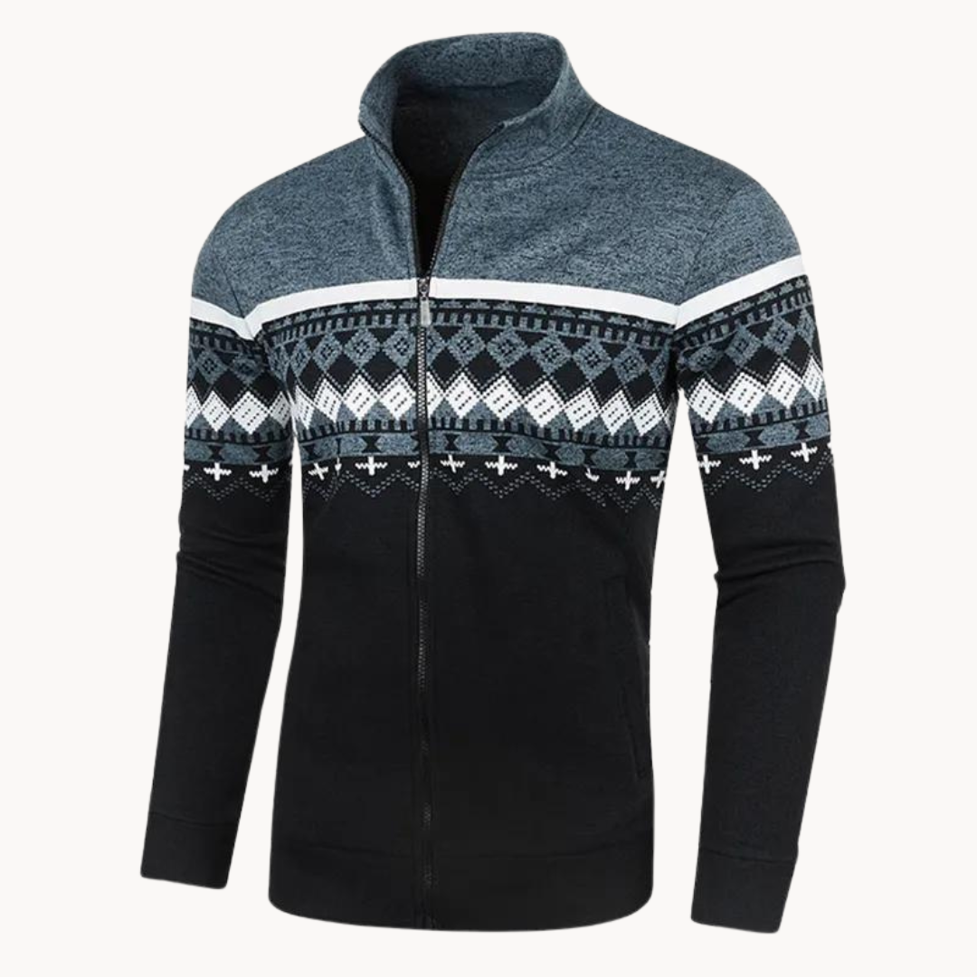 R&B | Gestrickte Strickjacke