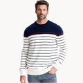 R&B | Baumwollpullover mit Streifenmuster
