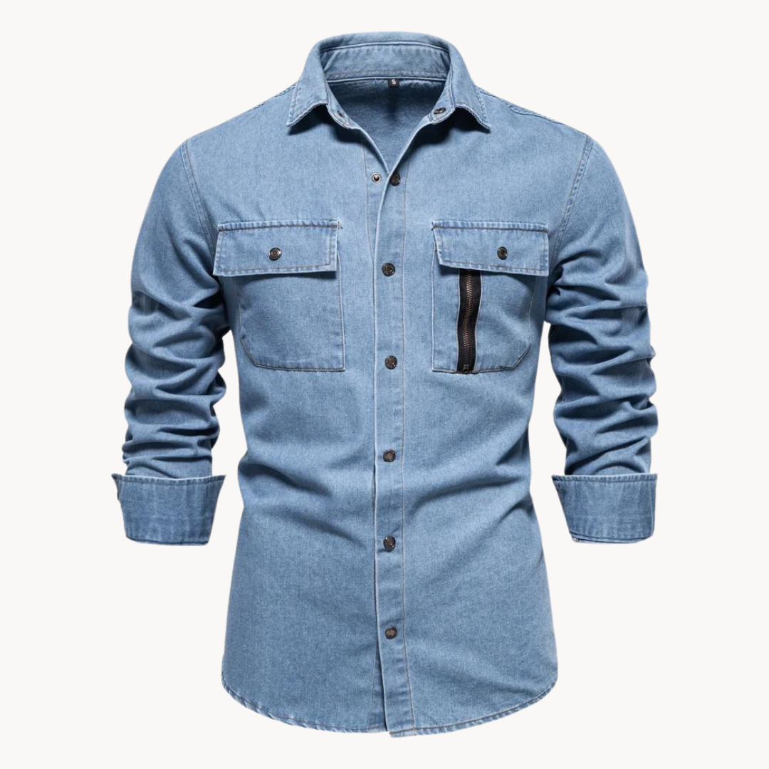 R&B | Jeanshemd mit Lockerer Passform