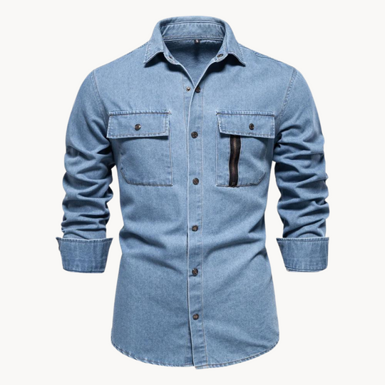 R&B | Jeanshemd mit Lockerer Passform