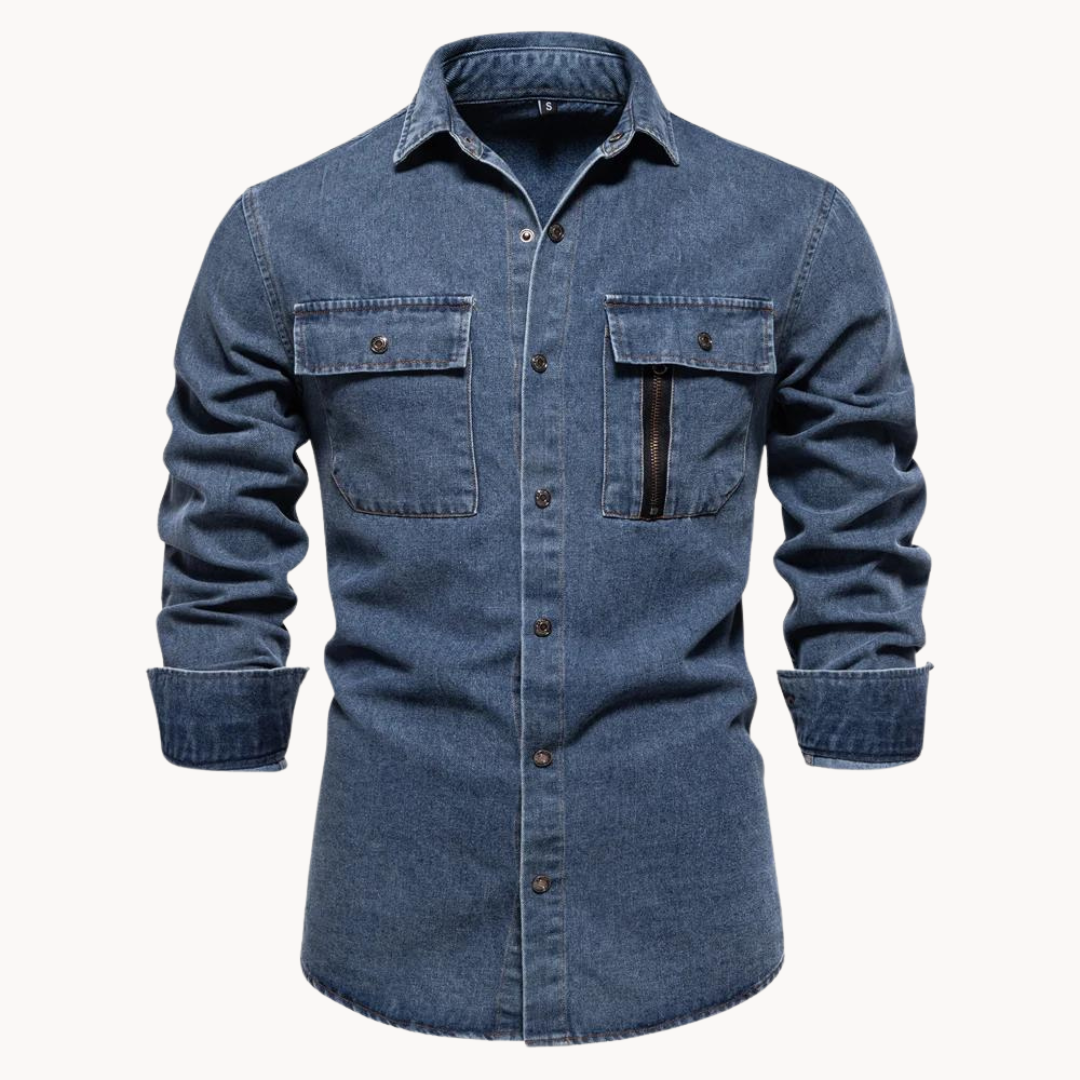 R&B | Jeanshemd mit Lockerer Passform