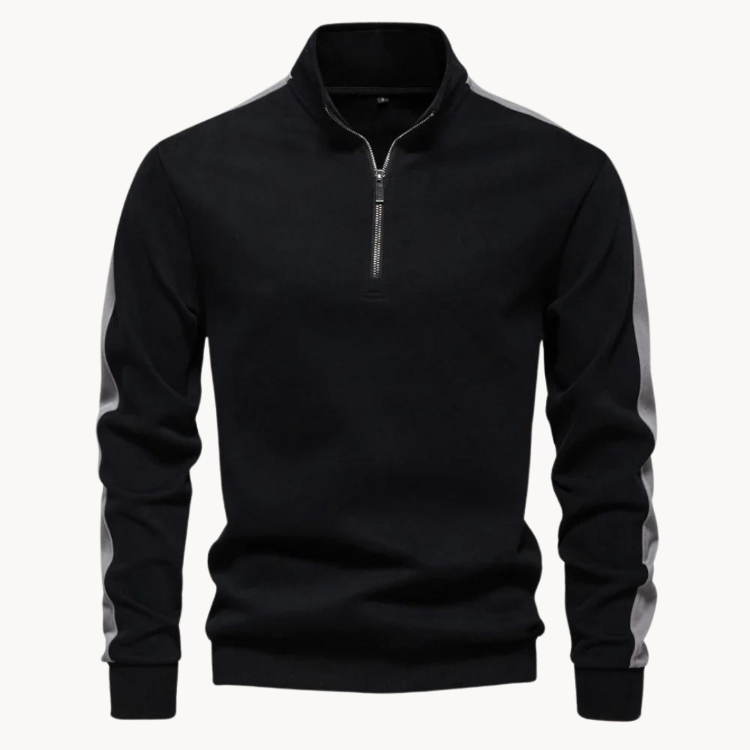 R&B | Premium Pullover mit Viertelreißverschluss