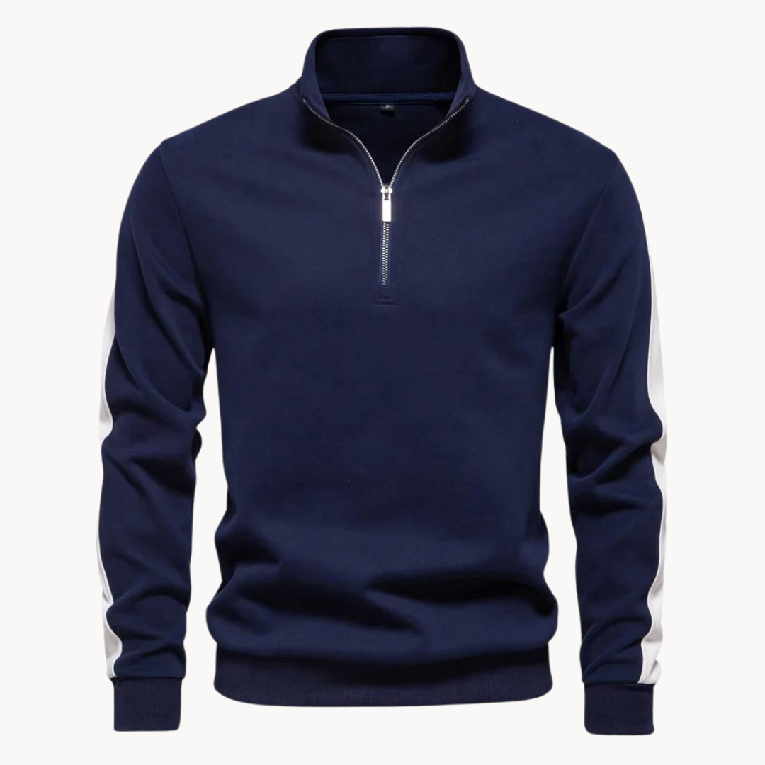 R&B | Premium Pullover mit Viertelreißverschluss