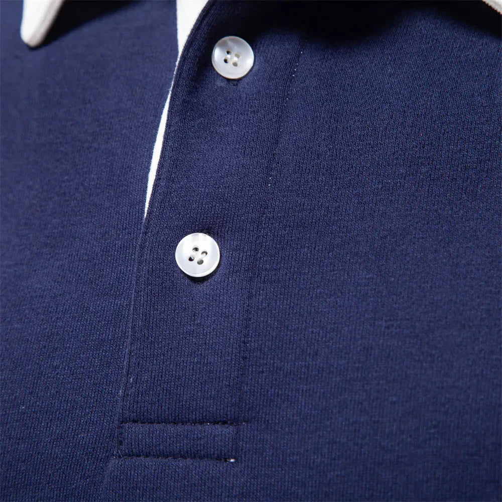 R&B | Lässiges Polo-Sweatshirt