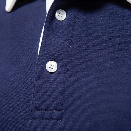 R&B | Lässiges Polo-Sweatshirt