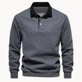 R&B | Lässiges Polo-Sweatshirt