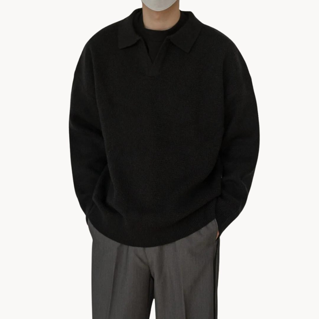 R&B | Eleganter Polopullover