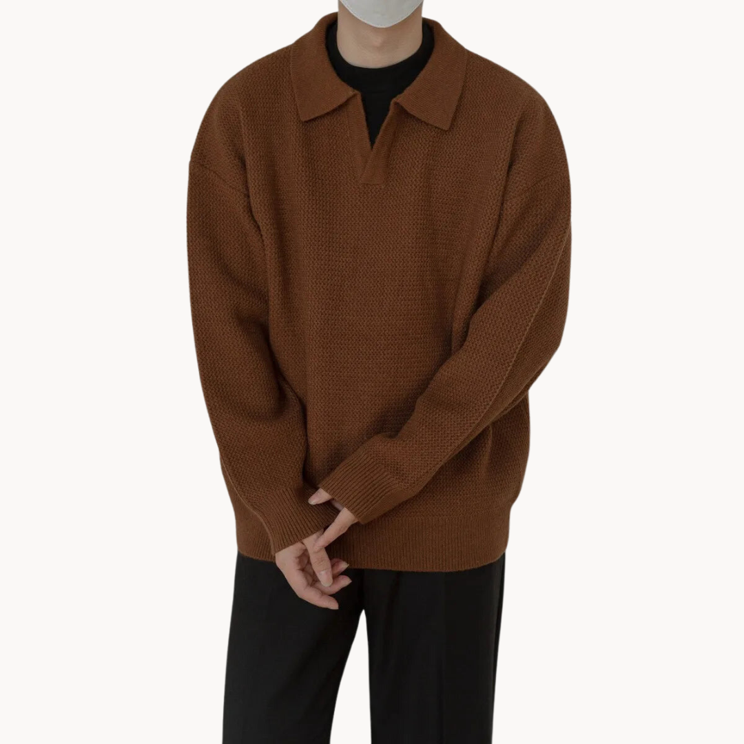 R&B | Eleganter Polopullover
