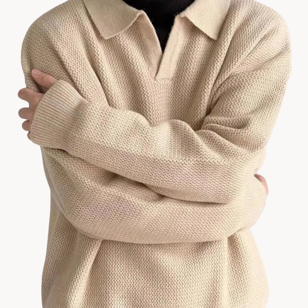 R&B | Eleganter Polopullover