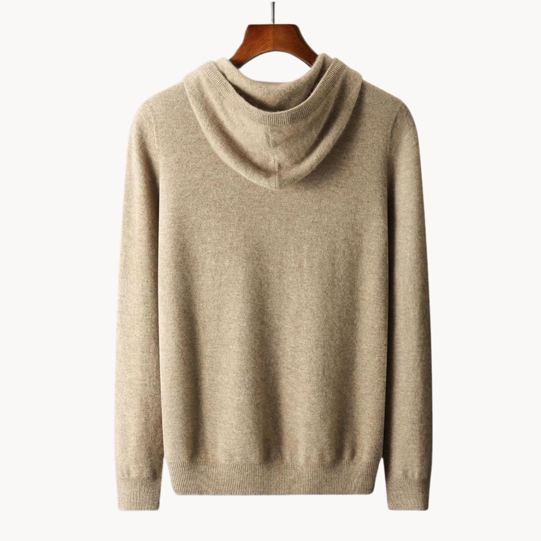 R&B | Merino Strick Kapuzenpullover