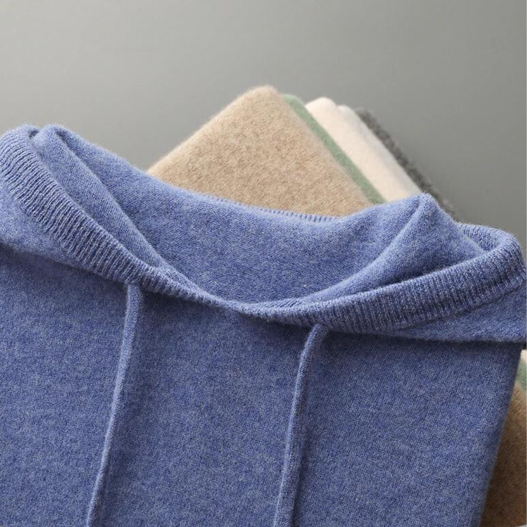 R&B | Merino Strick Kapuzenpullover