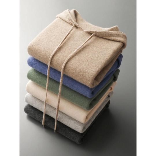 R&B | Merino Strick Kapuzenpullover