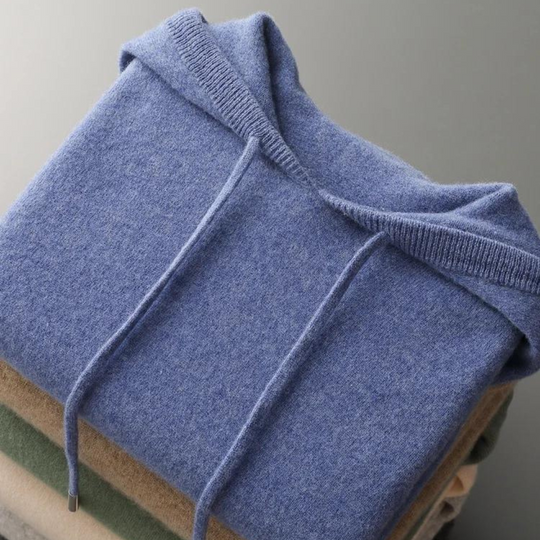 R&B | Merino Strick Kapuzenpullover