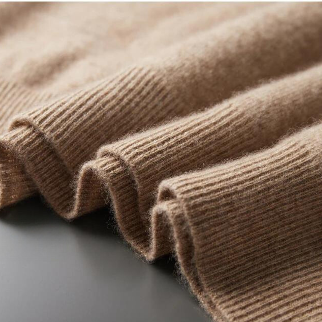 R&B | Merino Strick Kapuzenpullover