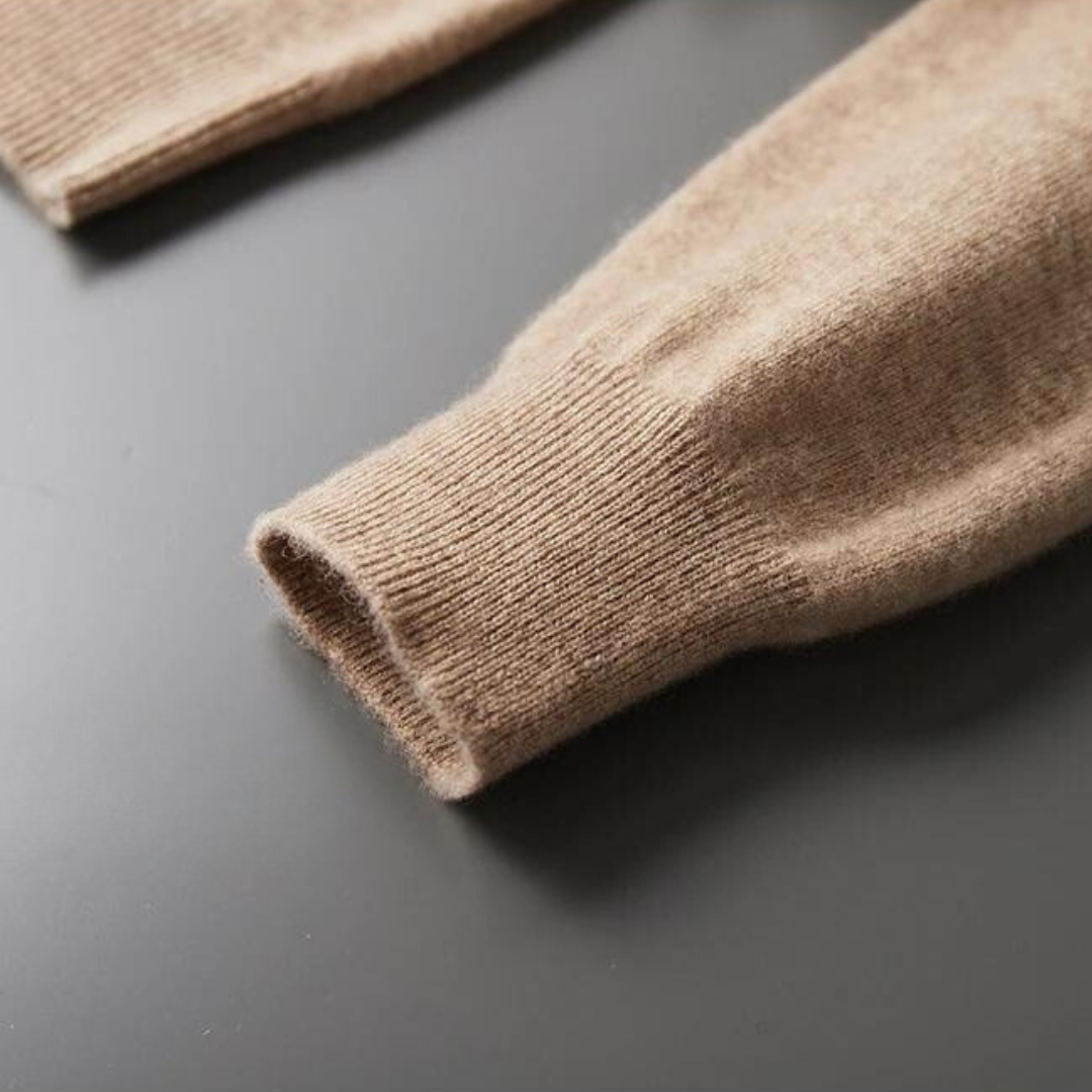 R&B | Merino Strick Kapuzenpullover