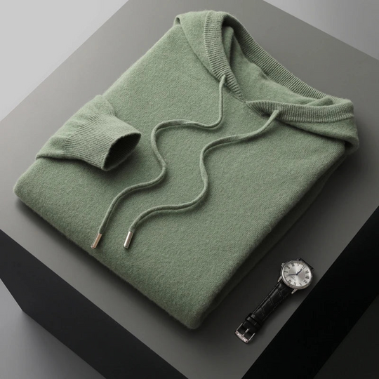 R&B | Merino Strick Kapuzenpullover