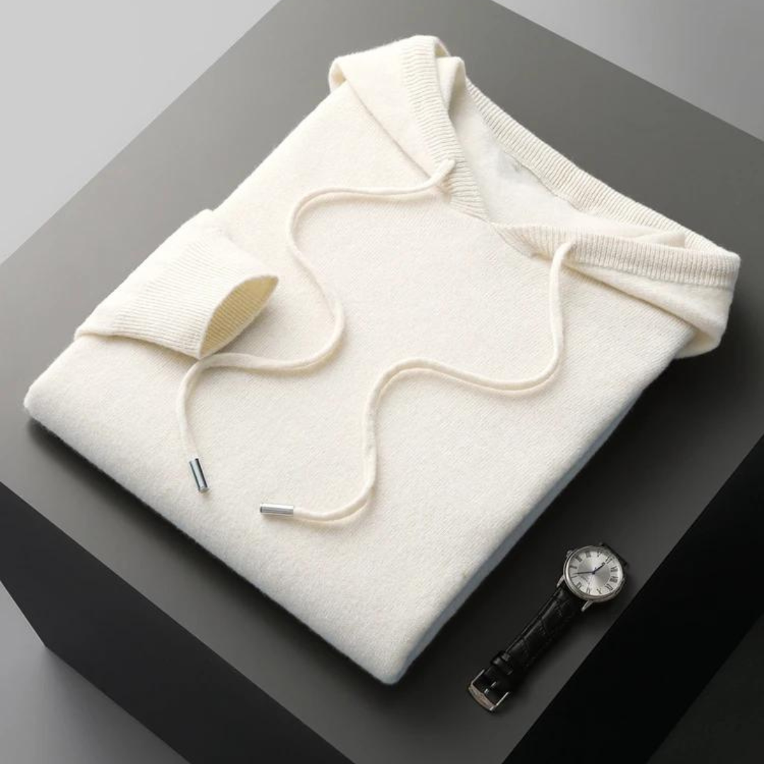 R&B | Merino Strick Kapuzenpullover
