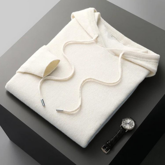 R&B | Merino Strick Kapuzenpullover