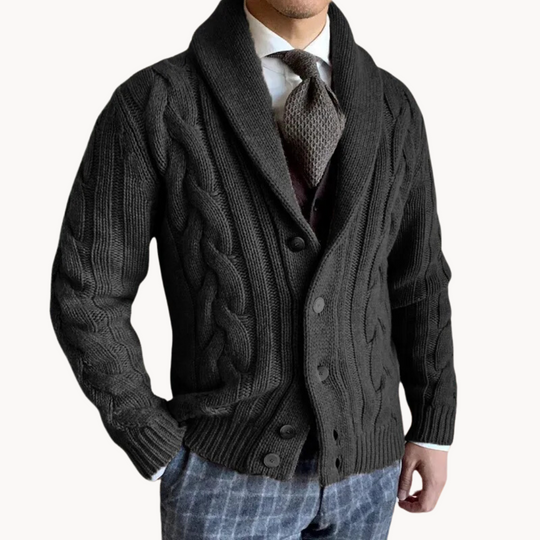 R&B | Strickschal-Strickjacke