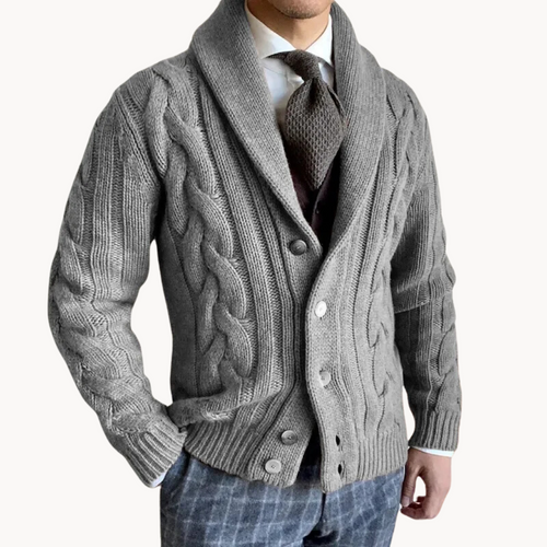 R&B | Strickschal-Strickjacke