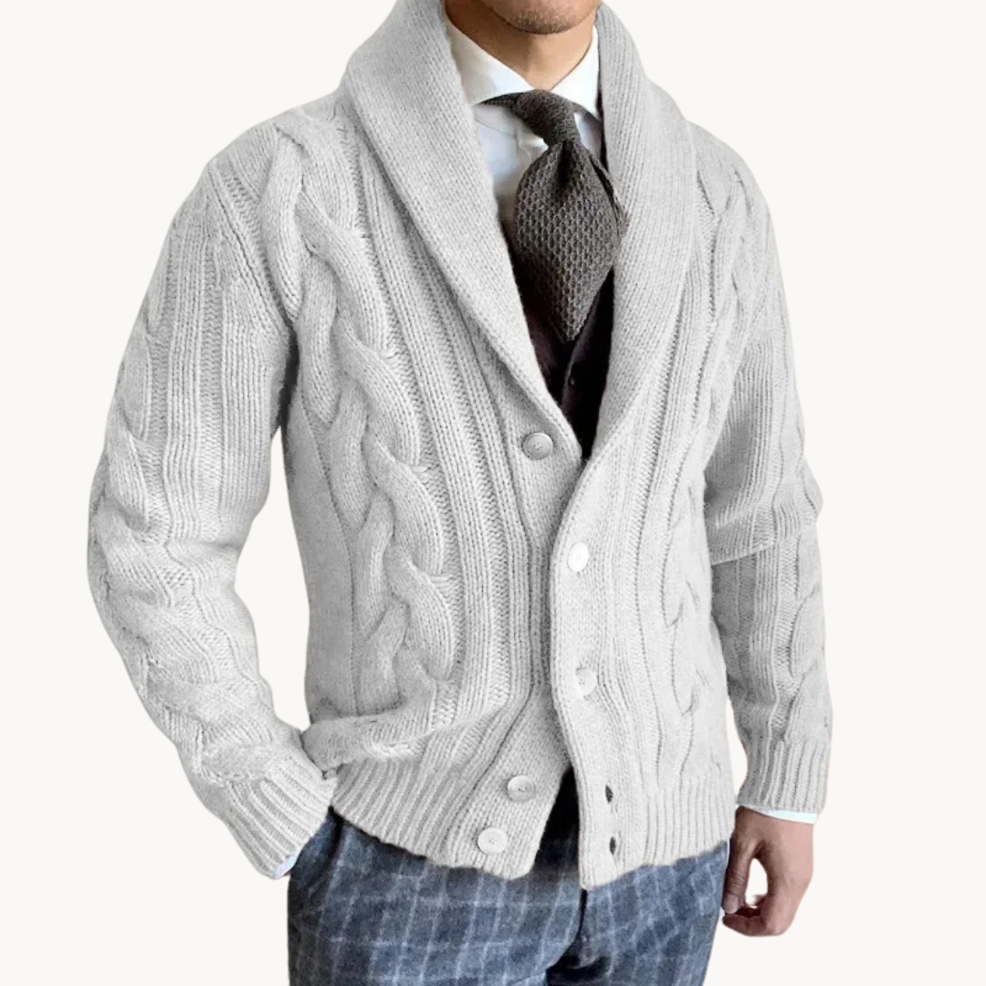 R&B | Strickschal-Strickjacke