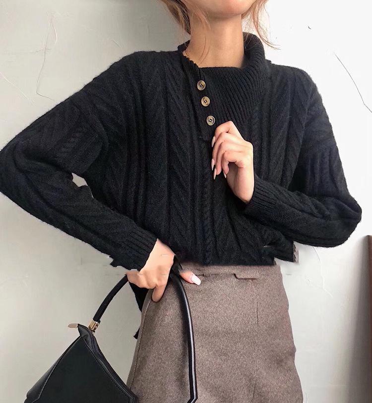 R&B | Strickpullover mit Asymmetrischem Kragen Weich und Elegant Zeitloses Design