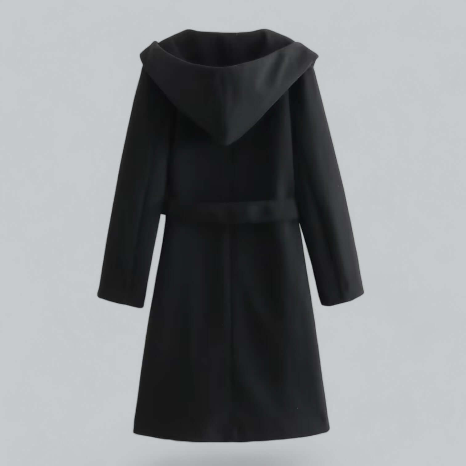 R&B | Damen Kapuzen Lang Trenchcoat