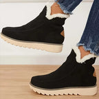 R&B | Damenstiefel Aus Plüschigem Lammfell