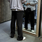R&B | Dropping Gestreifte Hose mit hoher Taille und weitem Bein