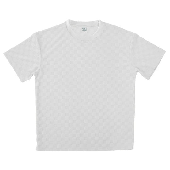 R&B | Schachbrettmuster Kurzarm-Shorts-Set