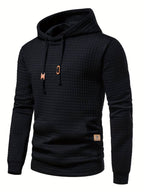 R&B | Lässiger Waffelmuster Hoodie für Männer