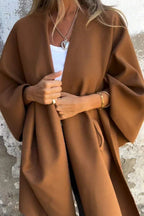 R&B | lässige V-Ausschnitt Stola Cape Jacke