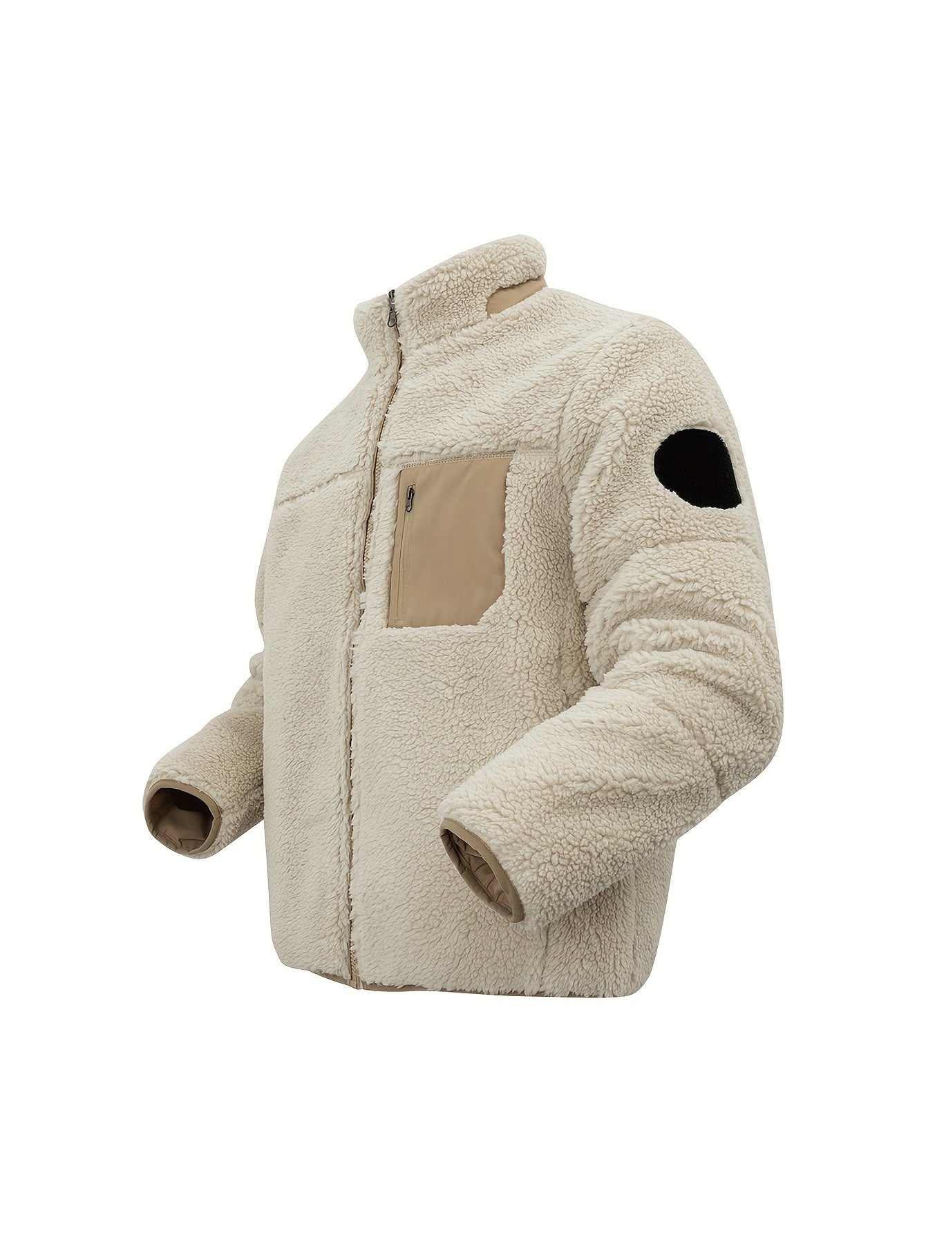 R&B | Hoher Hals Winter Teddyjacke