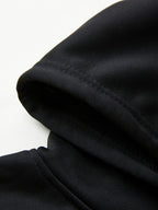 R&B | Vintage Schädelprint Oversized Hoodie mit Reißverschluss