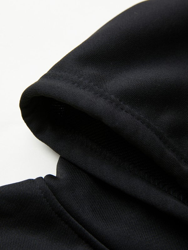 R&B | Vintage Schädelprint Oversized Hoodie mit Reißverschluss