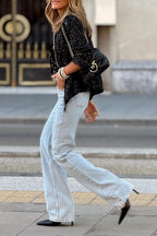 R&B | Mode klassische Paillettenjacke