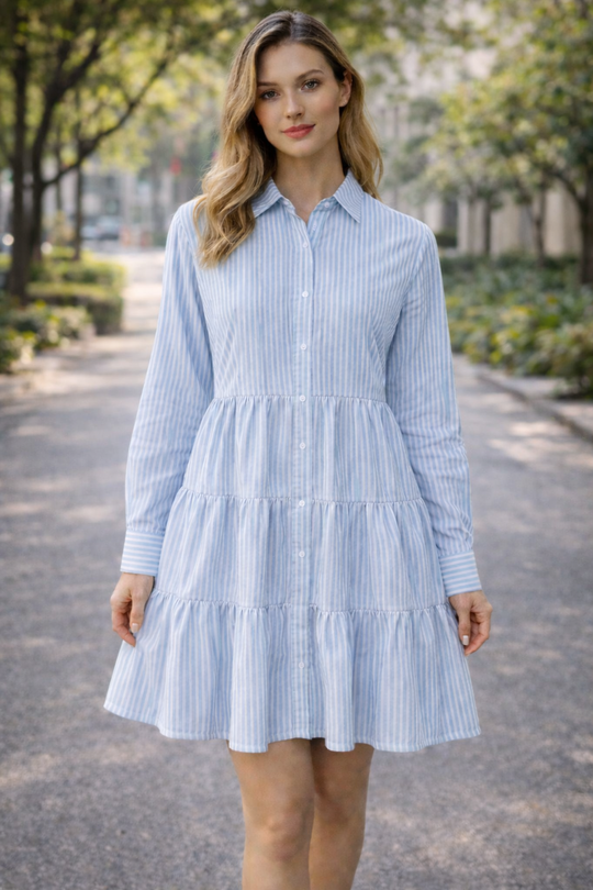 Breezy Chic Sommer Damen kleid
