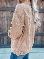 R&B | Nietenkragenknopfhemdjacke