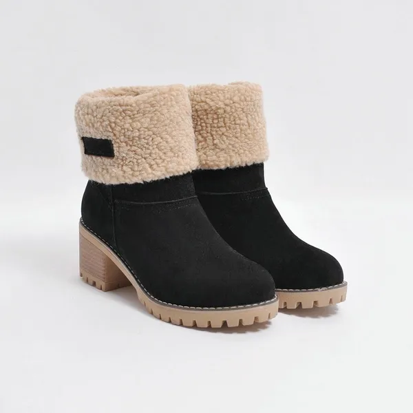R&B | Winter-Mid-Tube-Zwei-Trage-Schnee-Stiefel