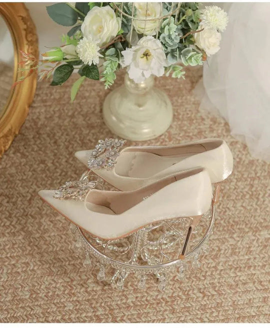 R&B | Brautschuhe Stiletto mit Strass
