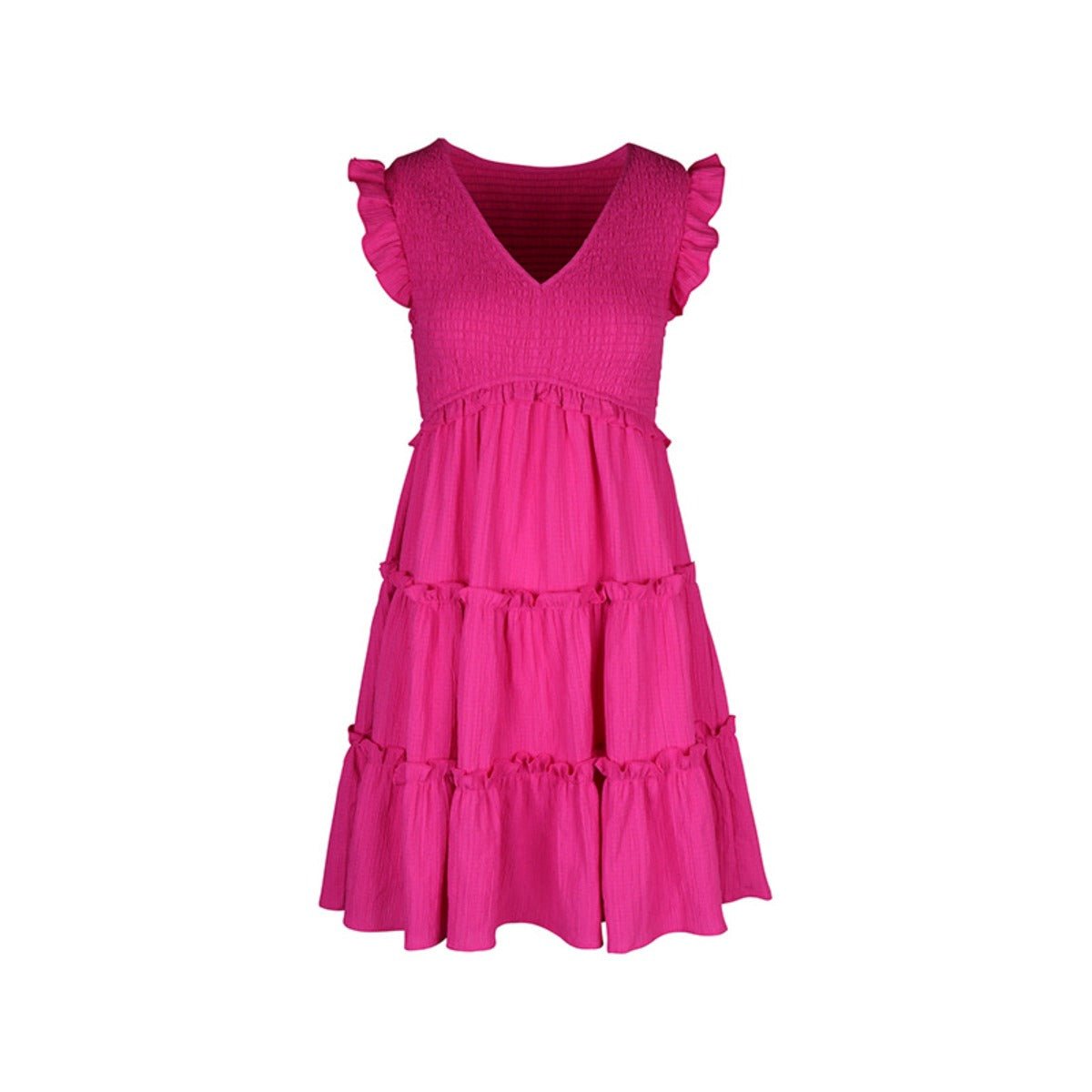 R&B | Ärmelloses Kleid mit Anhänger in Uni-Farbe