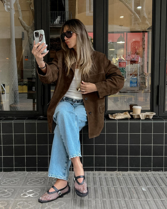 R&B | Jacke mit Wildleder