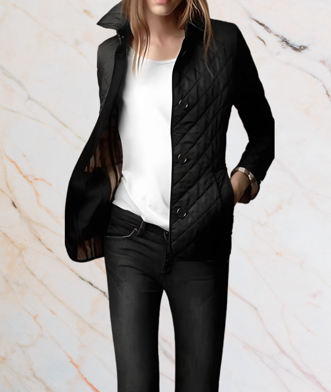 R&B | Elegante Förmende Jacke mit Prägeherstellung Design