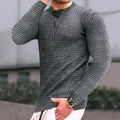 R&B | Eleganter Milano Slim Fit Strukturstrickpullover