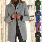 R&B | Eleganter einreihiger Damen-Trenchcoat